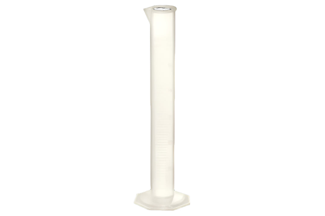 Premium Plastic Economy Graduated Measuring Cylinder – PP, Raised Scale, High-Precision