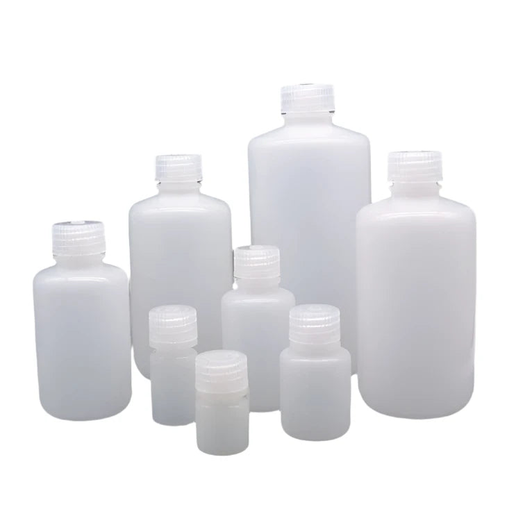 Narrow Neck Reagent Bottle - Series 310 HDPE (Natural/White) for Laboratory Use
