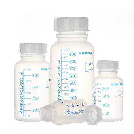 Wide Neck Plastic Graduated Bottle Series 303 PP - Versatile and Durable