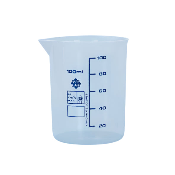 Premium Plastic Beakers (PP) – Durable, Chemical-Resistant & Stackable Ideal for Lab, Industrial & Educational Use