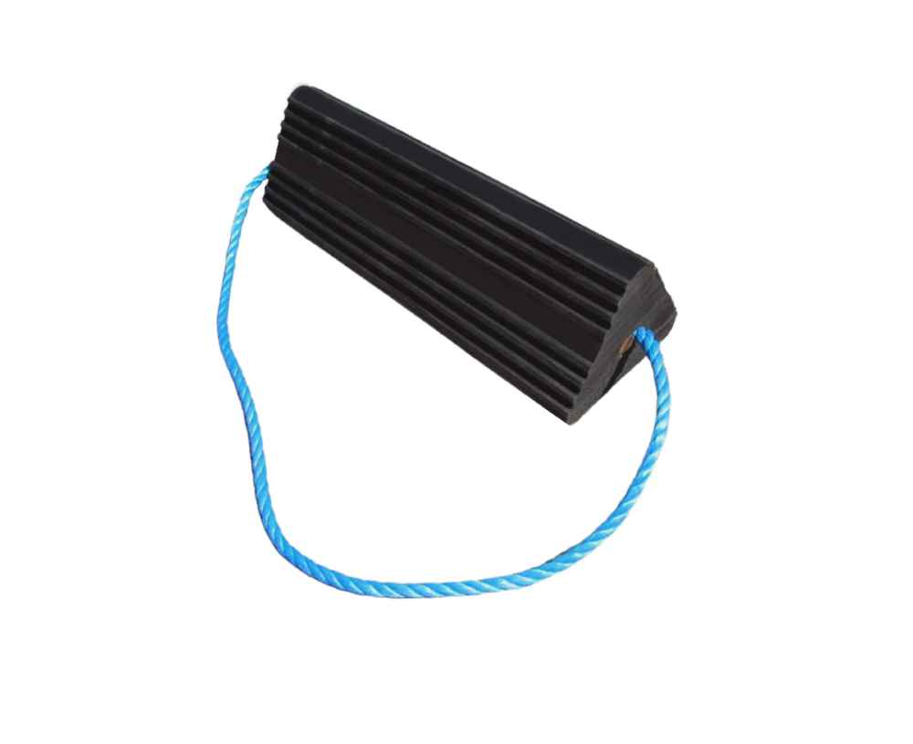 Rubber Aircraft Wheel Chock - 170 x 155 x 500mm