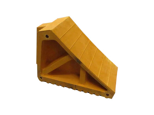 Yellow LGV Wheel Chock - 270 x 120 x 185mm