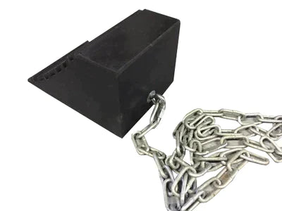 SBR Rubber Truck Wheel Chock - 235 x 160 x 140 mm