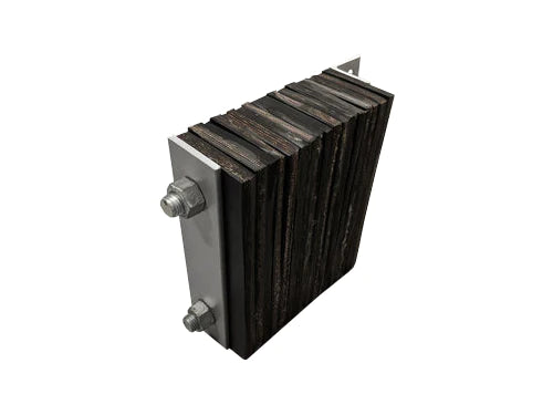 Laminated Rubber Dock Bumper - 300 x 320 x 105mm