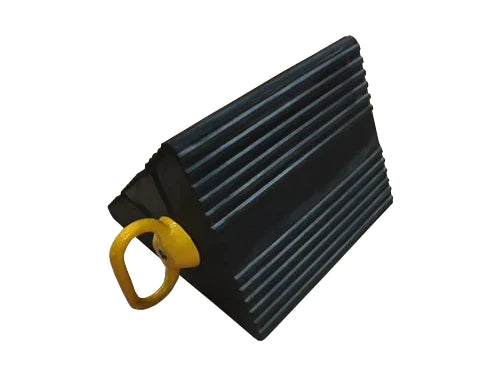 Wheel Chock With Cast Handle - 400 x 300 x 245mm high