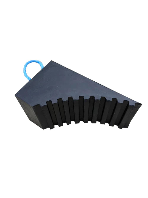 Small Rubber Wheel Chock - 174 x 90 x 94 mm