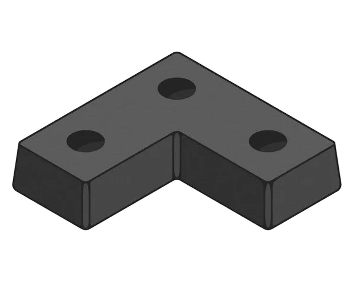 L Shape Rubber Dock Bumper - 450 x 450 x 100 mm