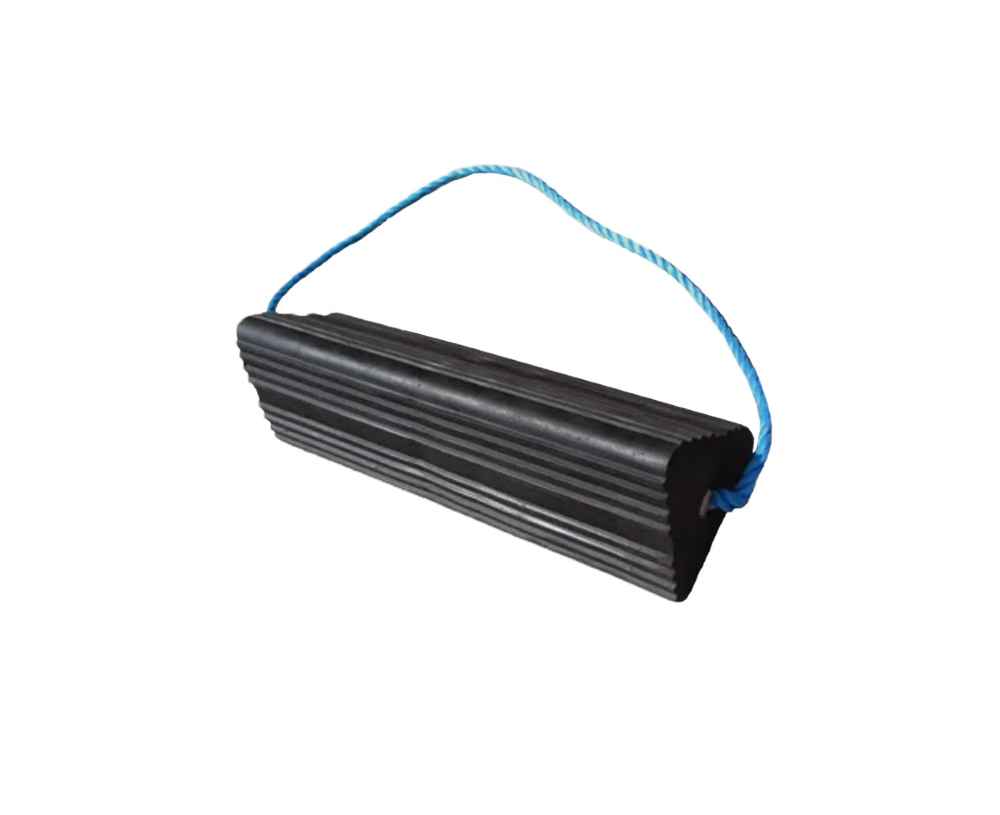 Rubber Aircraft Wheel Chock - 170 x 155 x 500mm