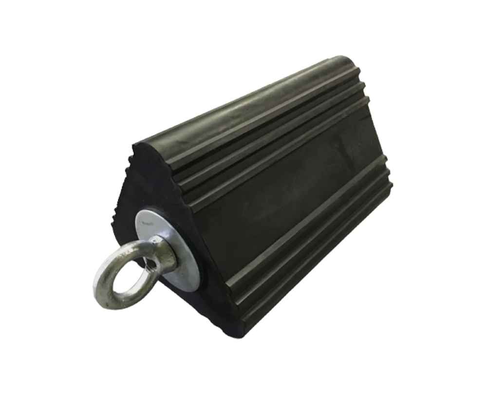 Rubber Aircraft Wheel Chock - 170 x 155 x 333mm