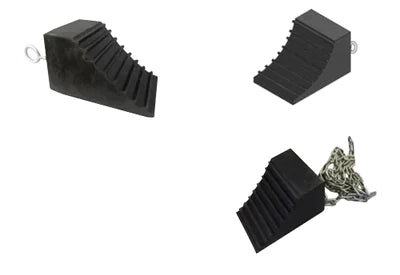 SBR Rubber Truck Wheel Chock - 235 x 160 x 140 mm