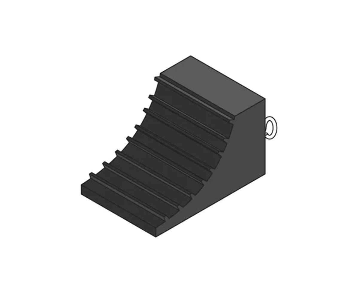 SBR Rubber Truck Wheel Chock - 235 x 160 x 140 mm