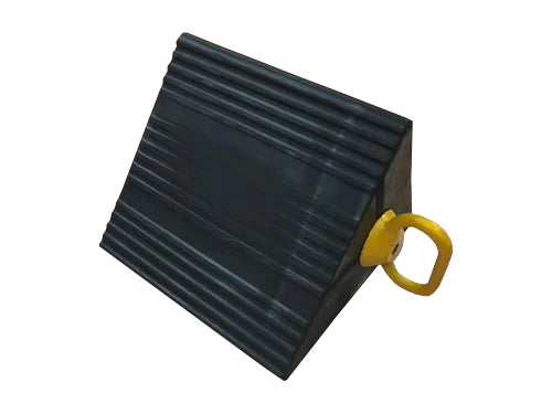 Wheel Chock With Cast Handle - 400 x 300 x 245mm high