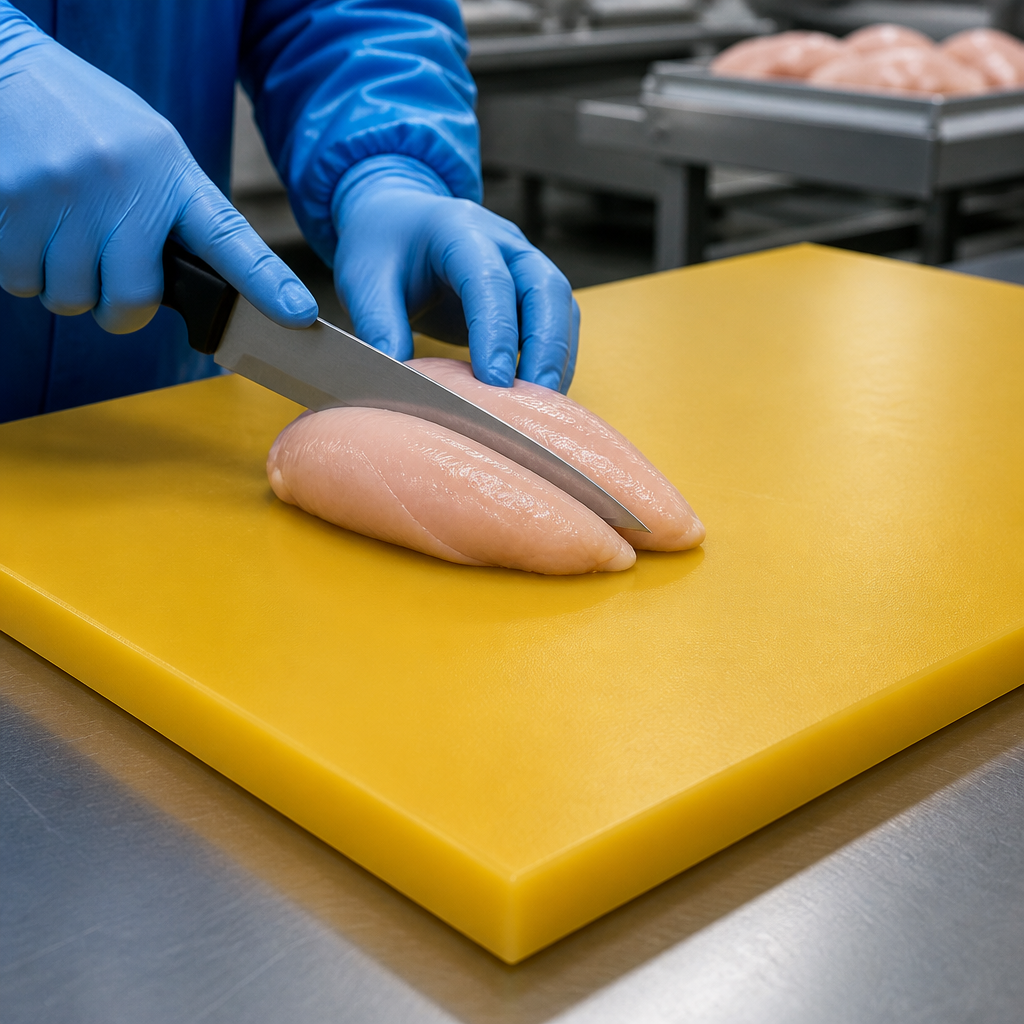 High Molecular Weight Polyethylene Sheet for Food Processing 10mm to 25mm thick