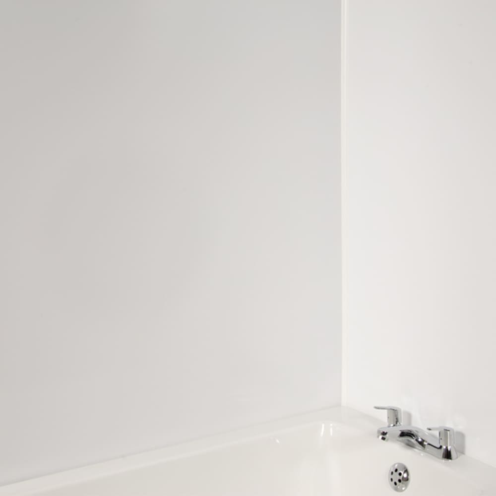 Brilliant White Satin PVC Wall Cladding Sheet