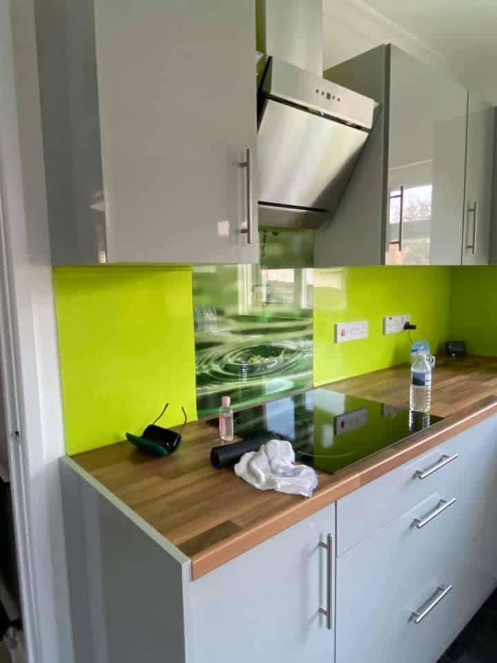 Lime Gloss PVC Wall Cladding Sheet