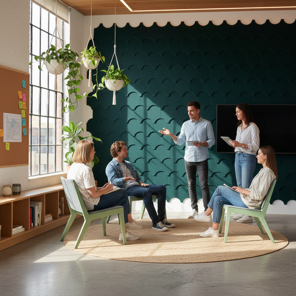 Premium 100% Recycled PET Felt Acoustic Wall Shingle 9mm - Pack of 15 with Outstanding Noise Absorption