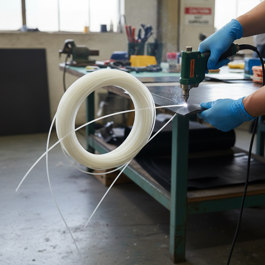 Premium High-Performance HDPE Welding Rod Natural for Plastic Repair and Fabrication