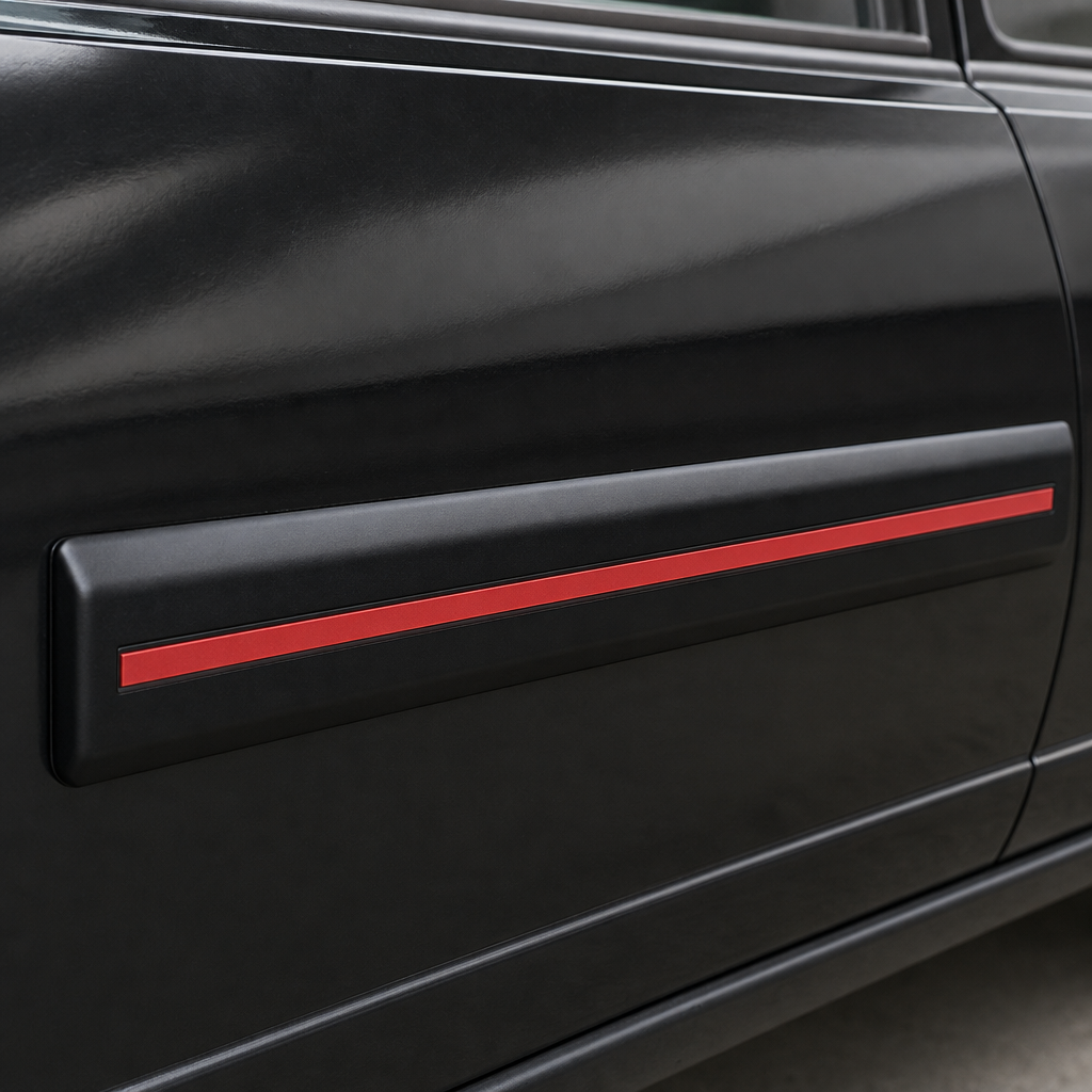 Door Moulding Set with Red Insert – Fits Ford Escort Mk4 XR3i