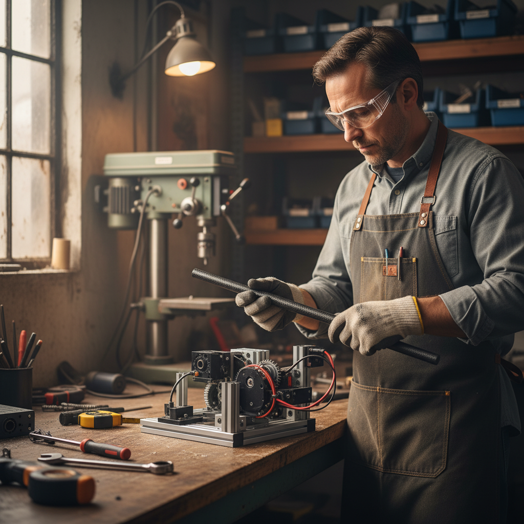 High-Performance Carbon Fibre Rod - Unidirectional Pultruded Construction for Maximum Strength and Versatile Applications