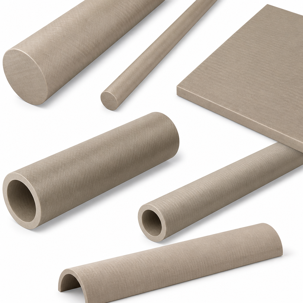 Peek 1000 Natural (brownish-grey) Rod 20mm to 50mm dia for Medical devices & aerospace components