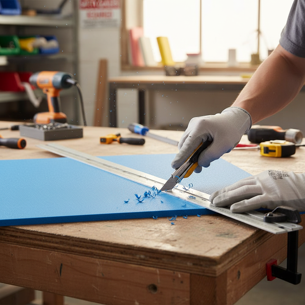 Premium Foam PVC Blue Sheet - Durable, High Chemical Resistance, and Ideal for Signage and Displays