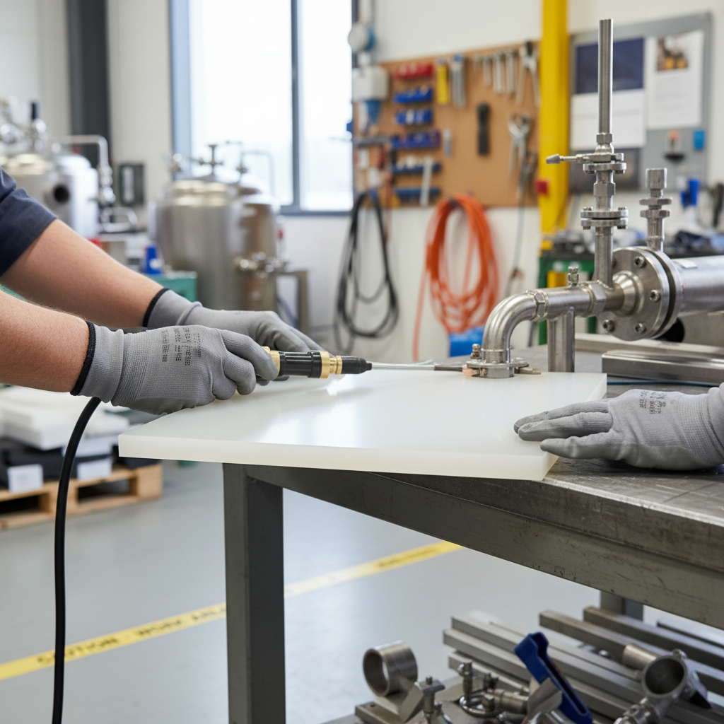 Premium PVDF Natural Sheet - High Purity, Excellent Chemical Resistance, and UV Stability for Industrial Applications