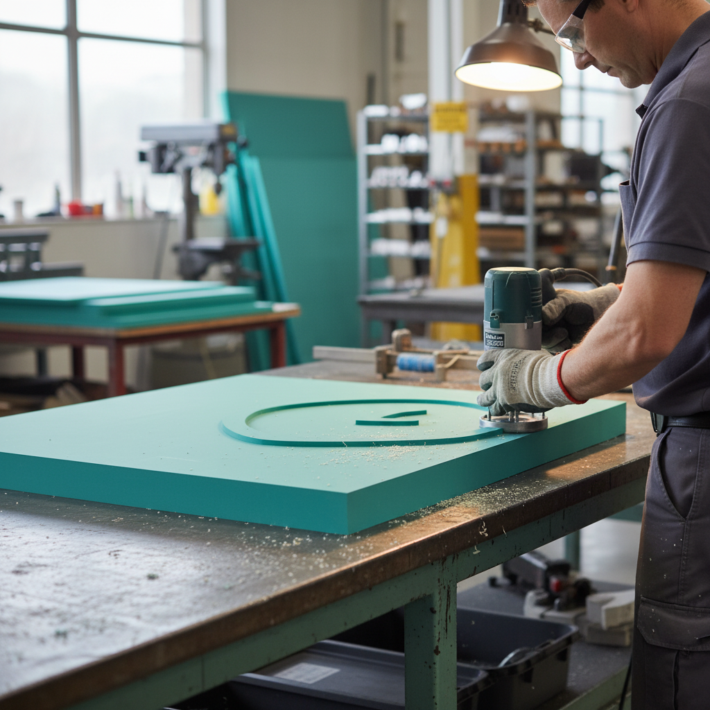 Premium High-Performance 0.7g/cm³ Epoxy Tooling Board for CNC Machining - Green with High Dimensional Stability