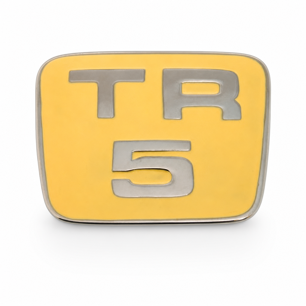 Metal Enamelled Bonnet Badge – Fits Triumph TR5