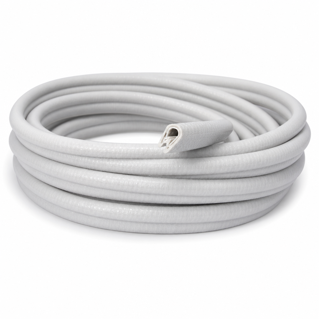 Self Grip Edging Strip – Grey PVC with Metal Insert (50m)
