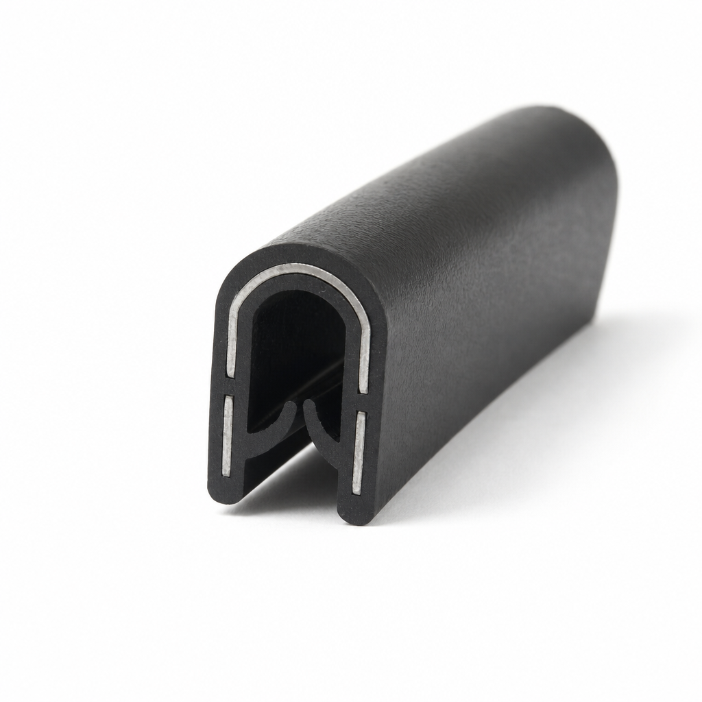 Edge Trim – Fits Mini (PVC with Metal Insert, Black)