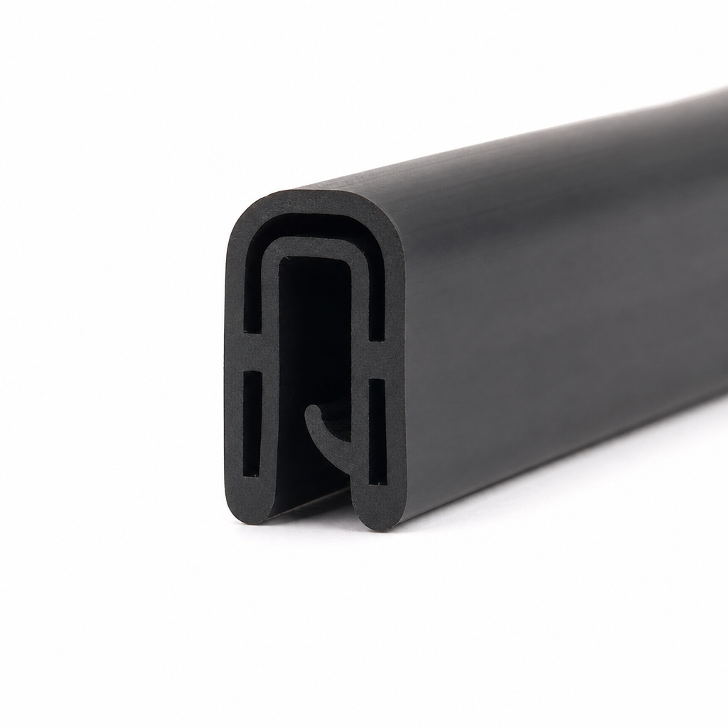 PVC Self Grip Edging Strip – Black (50m Length)