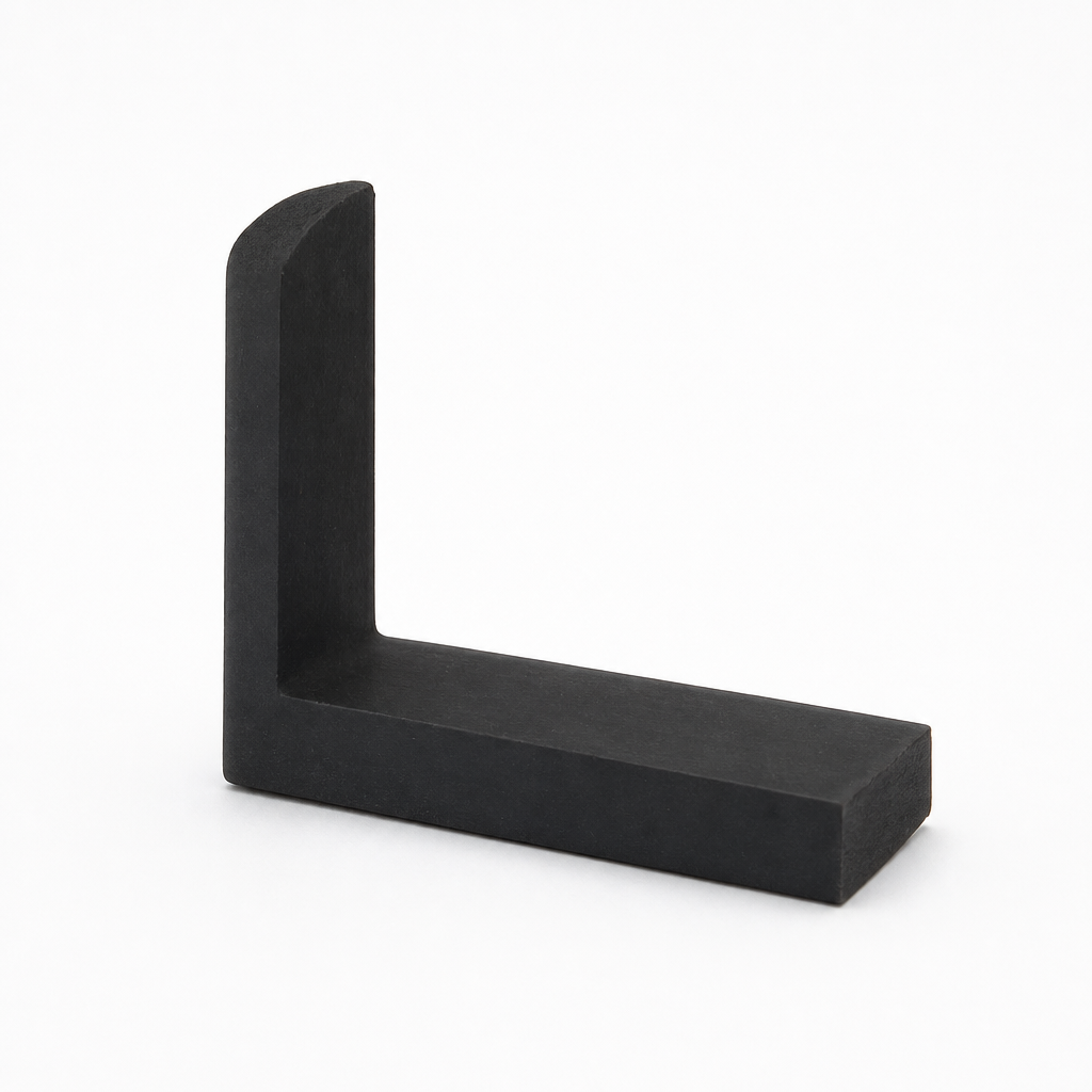 Angle Rubber Profile – Black EPDM (IRS0291EP)