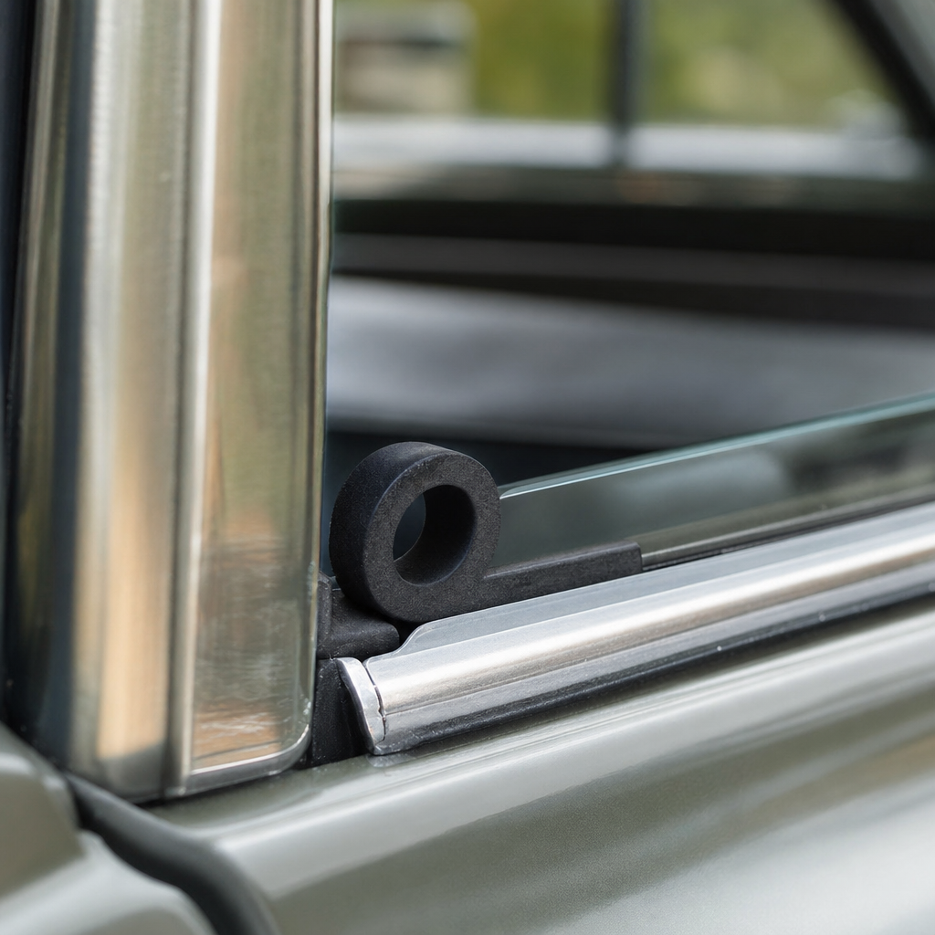 Hollow Piping – 12mm Bead & 15mm Tail (Black EPDM)
