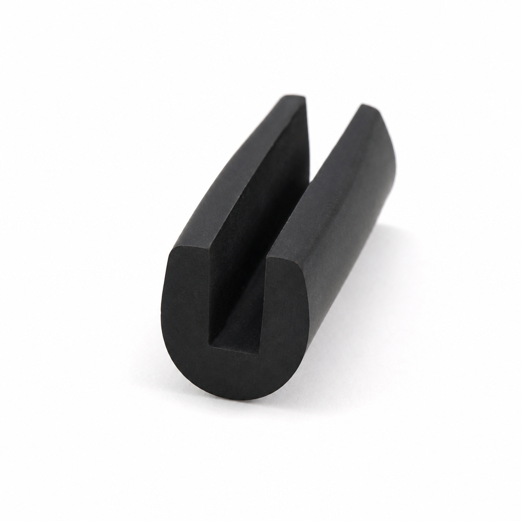 U Channel – Fits Up to 4.75mm Panel (Black EPDM)