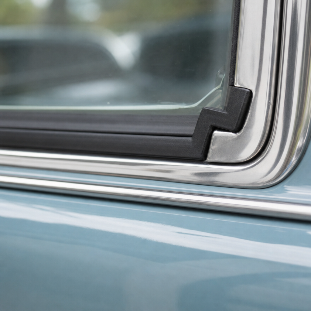 Door Seal – Black EPDM Section 1.68m
