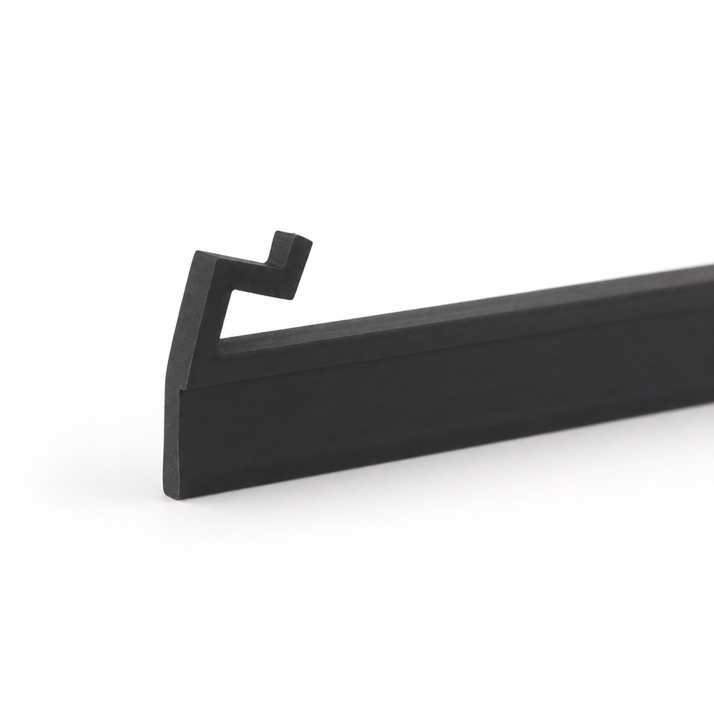 Door Seal – Black EPDM Section 1.68m