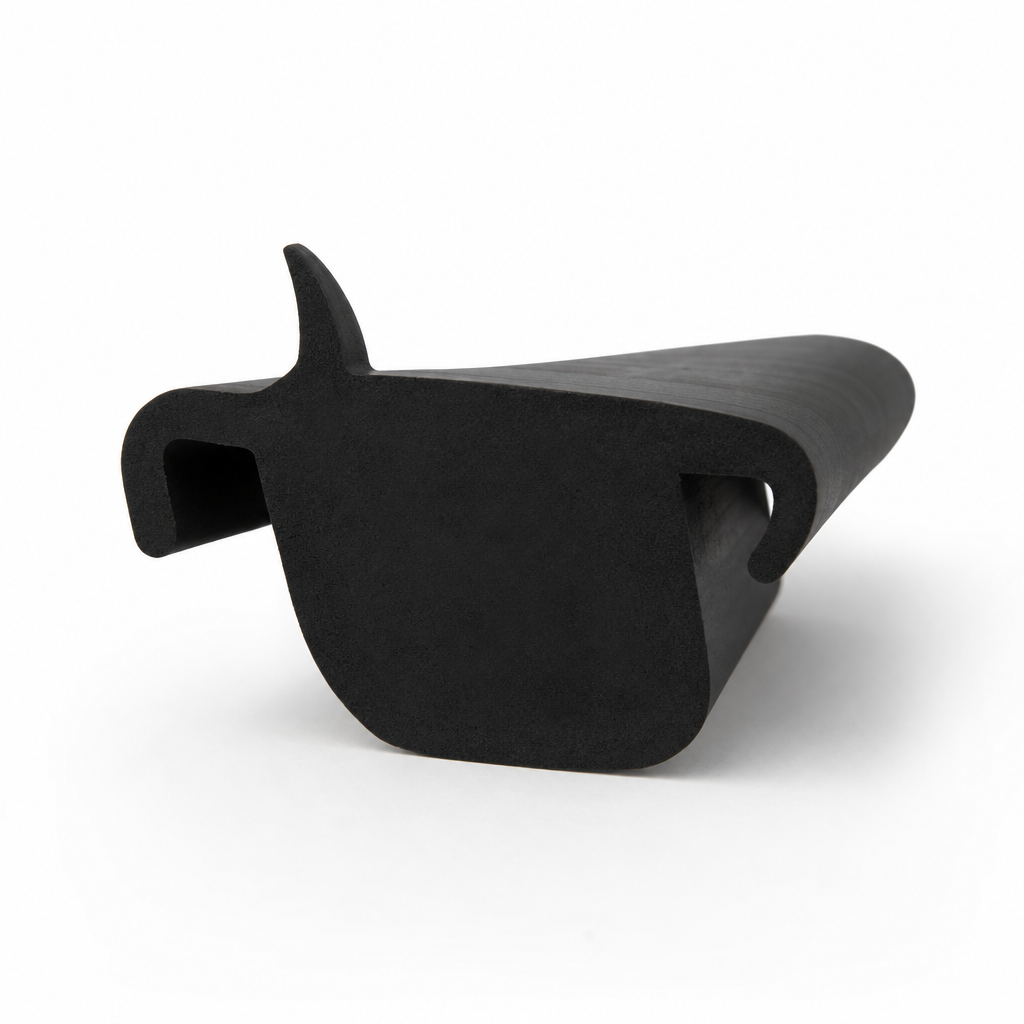 EPDM Block Section with Side Hooks – 22mm x 17mm