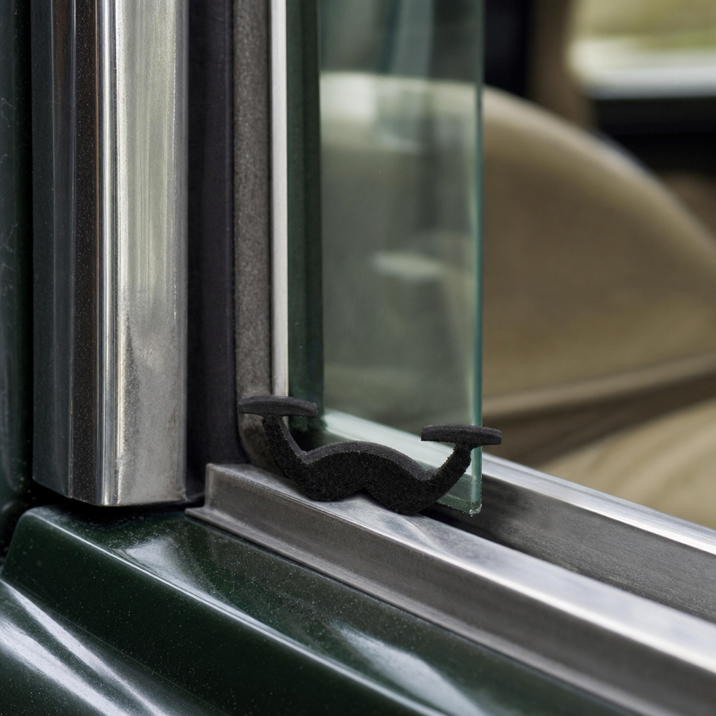 Flocked Sliding Window Channel – Fits Land Rover & Morris Minor