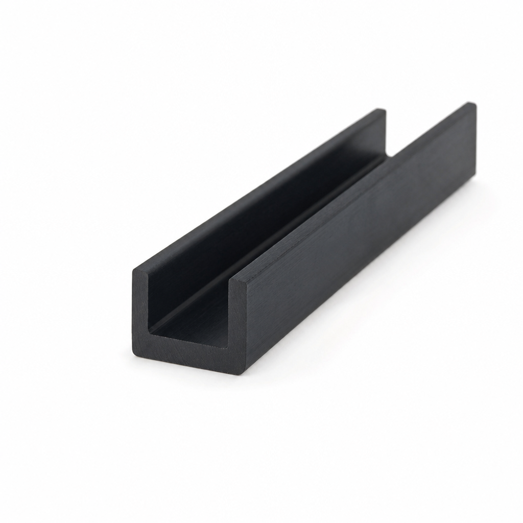 U Channel 9mm Wide x 8mm High – Fits Various Classic Vehicles