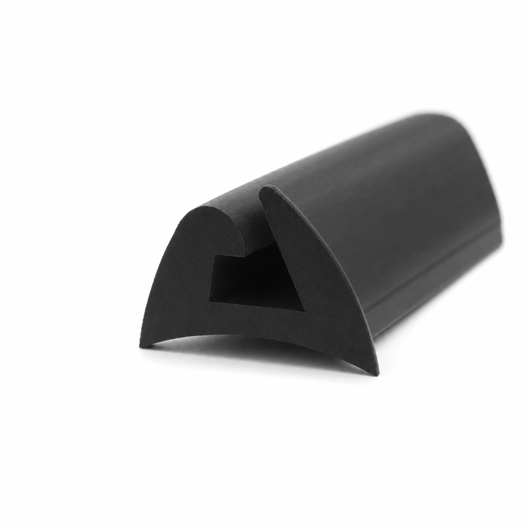 Awning Rail Seal – Black PVC (Fits Caravan CRS13)