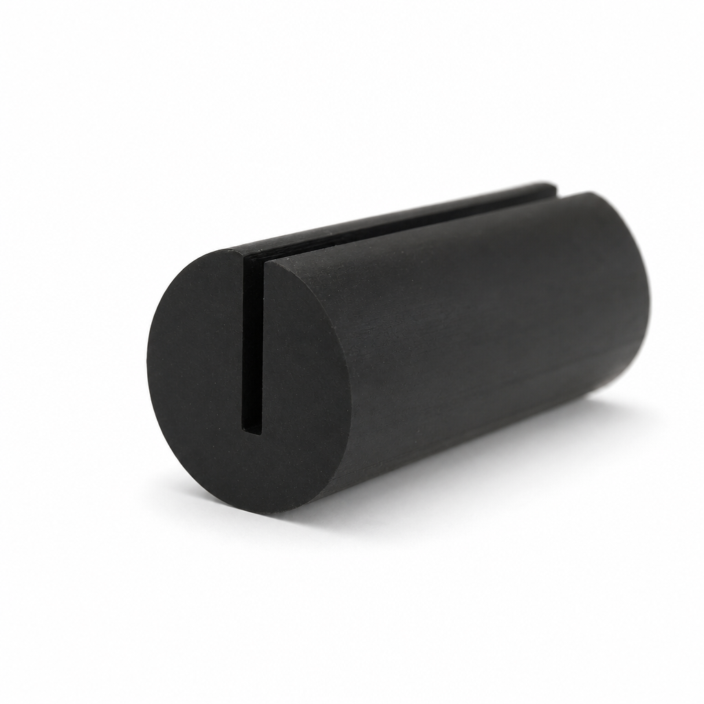 Black EPDM Corded U Channel – 6.7mm Width (IRS2039)