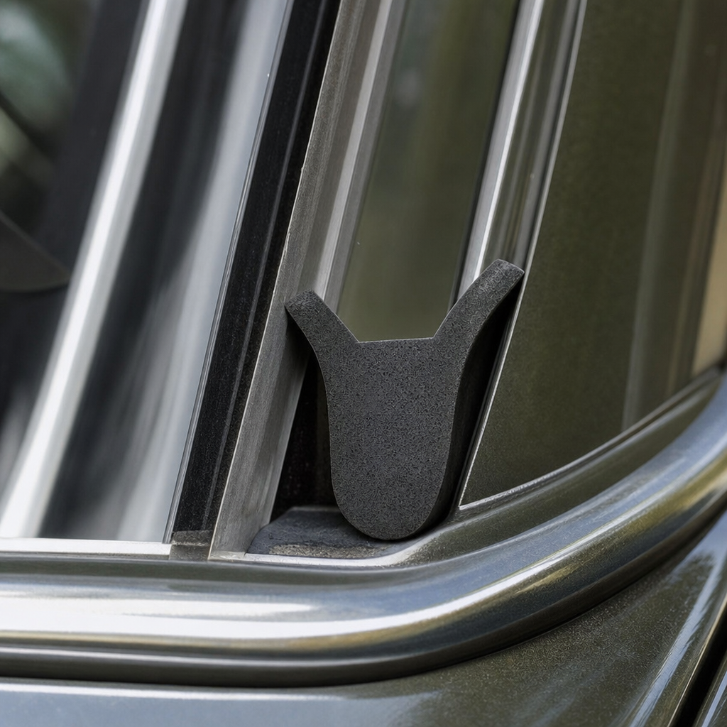 Expanded EPDM Sponge Section – 12mm V-Profile Rubber Seal