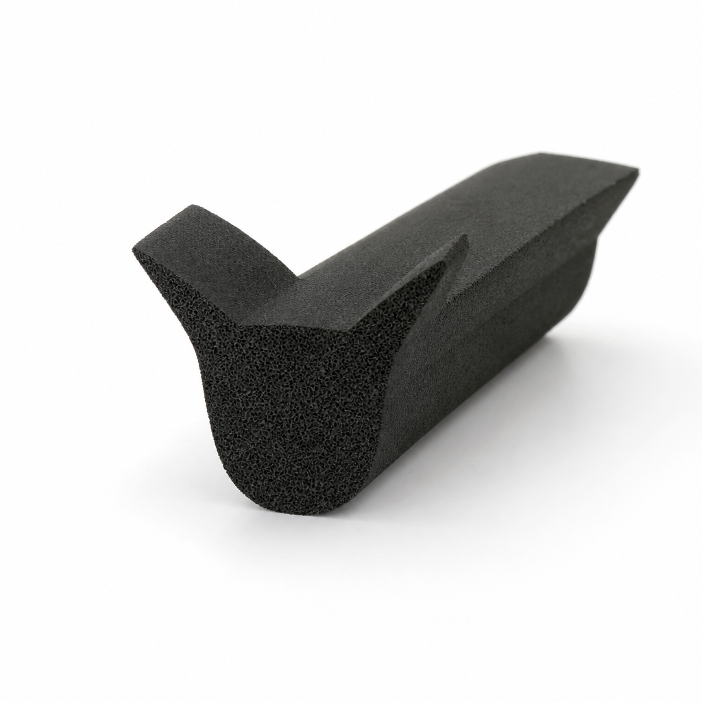 Expanded EPDM Sponge Section – 12mm V-Profile Rubber Seal