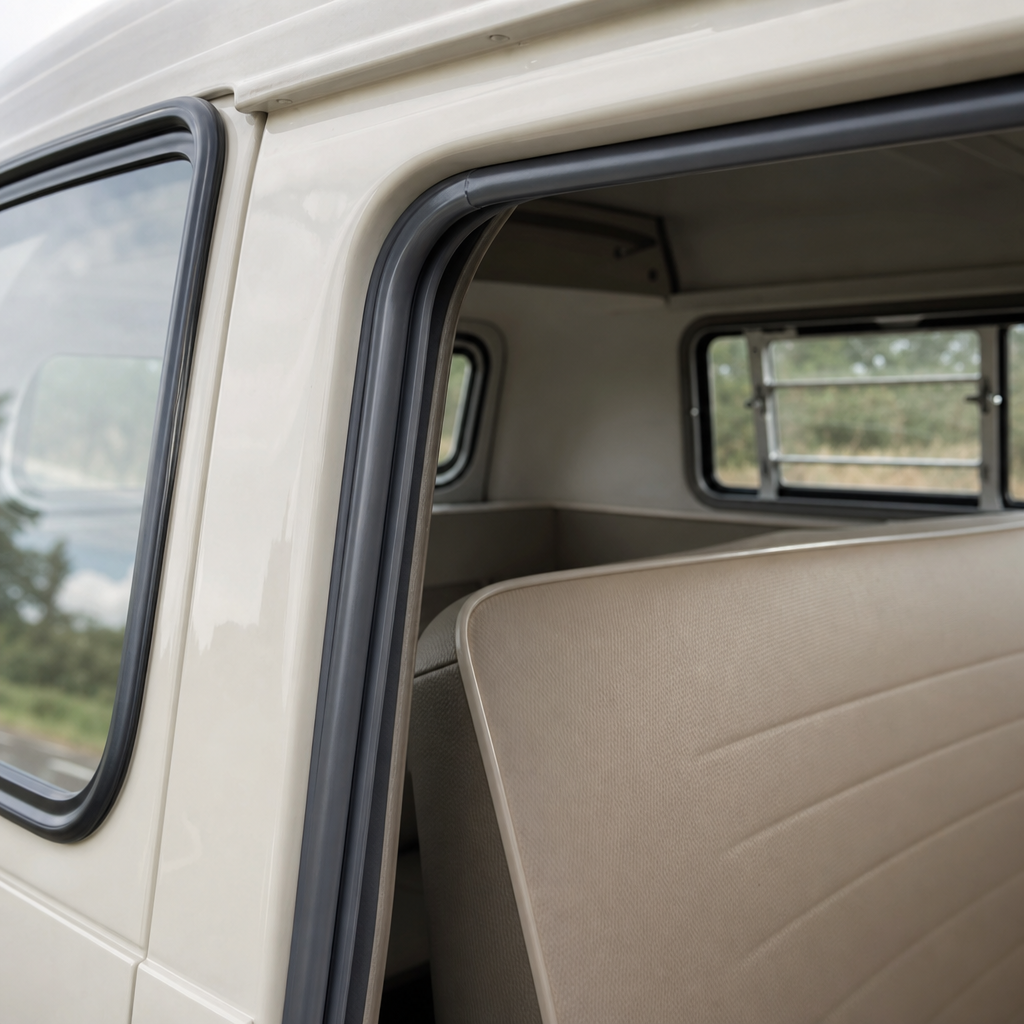 Edge Trim – 18mm Double Lip Charcoal Grey for VW Campers