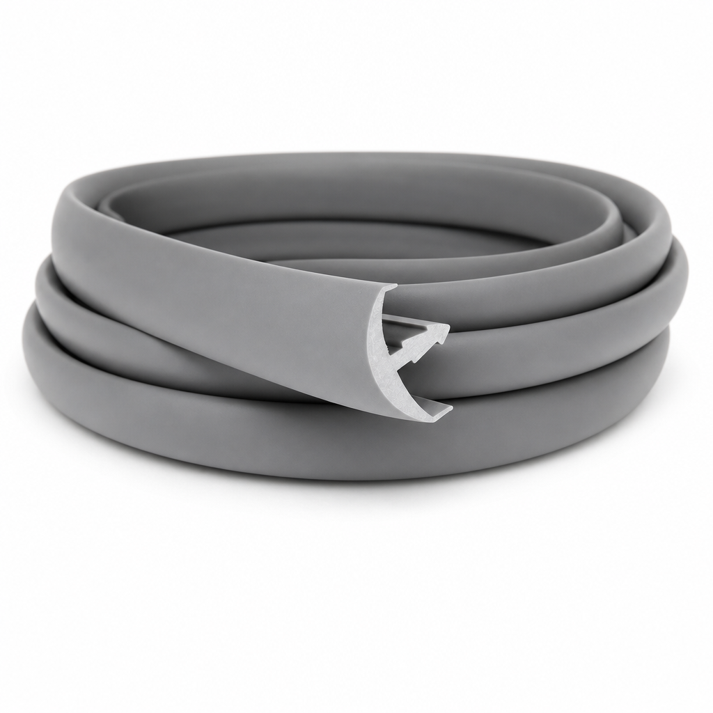 Edge Trim 18mm Double Lip – Dark Grey for VW Camper
