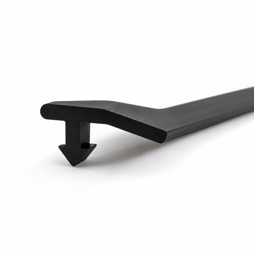 Edge Trim – Black PVC Caravan & Motorhome Door Frame (18.5mm)