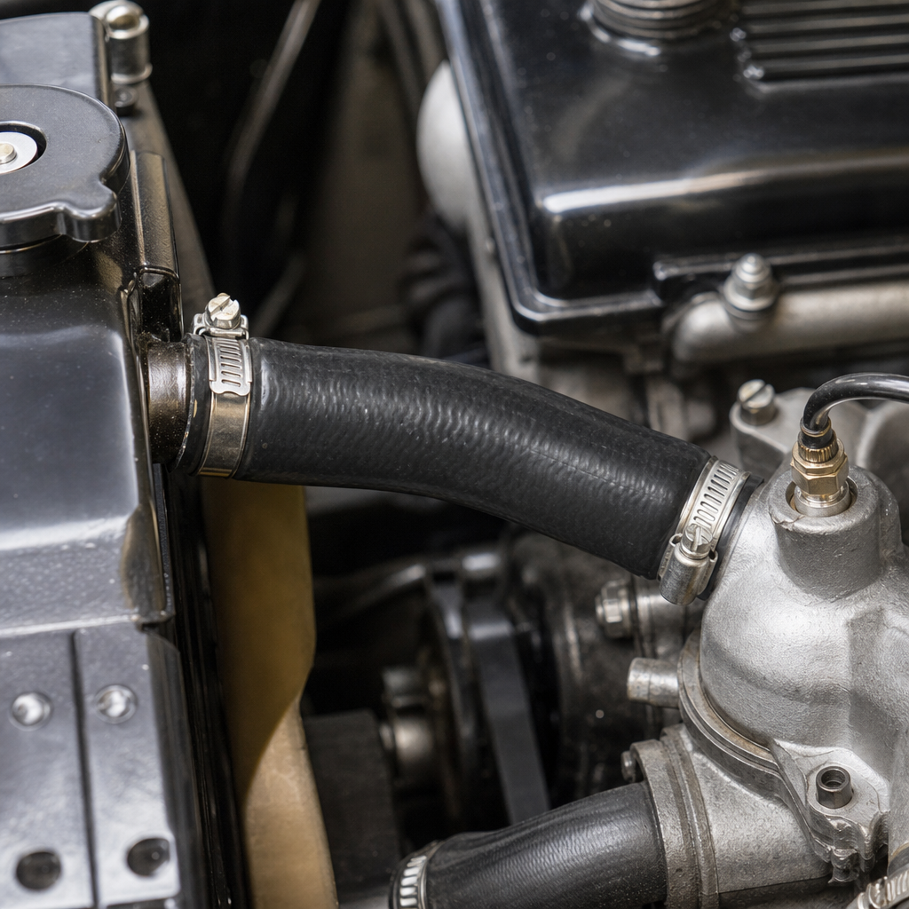 Radiator Connector Pipe Hose – Fits Triumph Stag (GRH491)