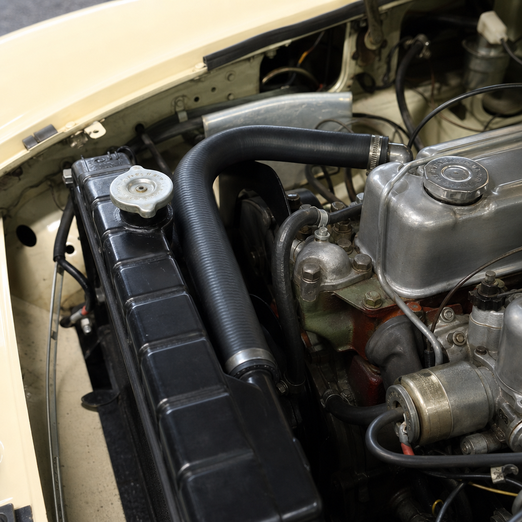 Top Radiator Hose – Fits MG MGB 4 Cylinder Models 1976 Onwards