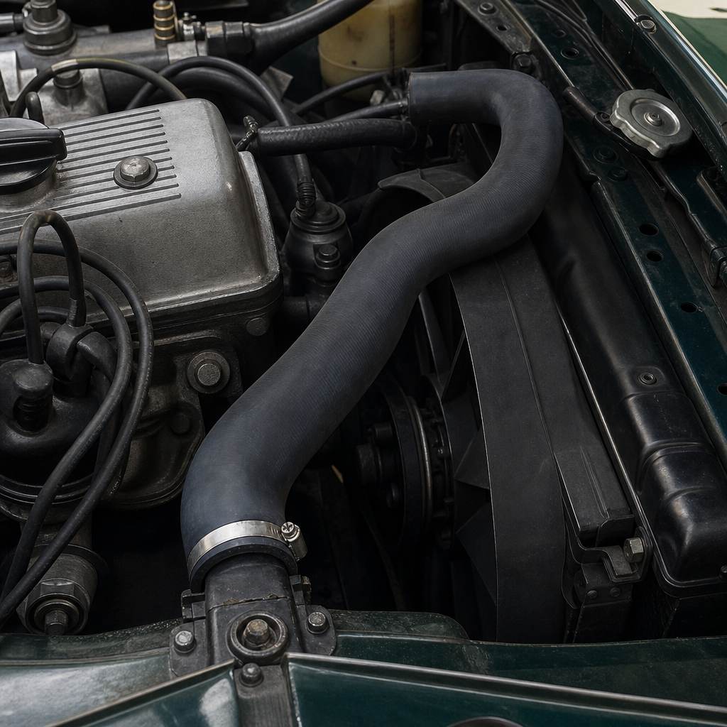 Top Radiator Hose – Fits Triumph TR8 (Right Hand)