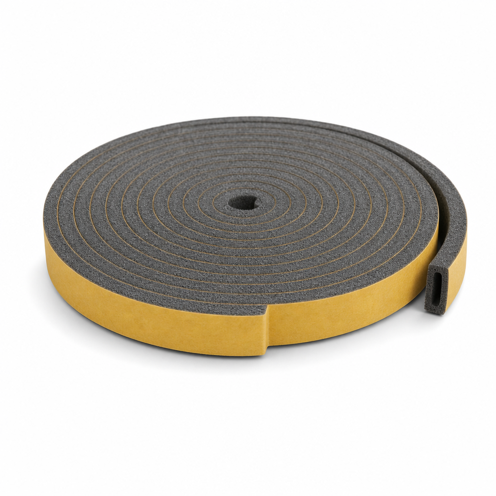 Self-Adhesive Backed Polyethylene Strip 10mm x 3mm – 10m Coil